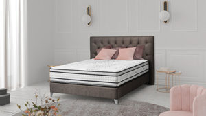 Luxury Literie - Matelas 90x190 cm, Iris, 20cm, mémoire de forme,  indépendance du couchage, face été/hiver - Matelas de relaxation - Rue du  Commerce